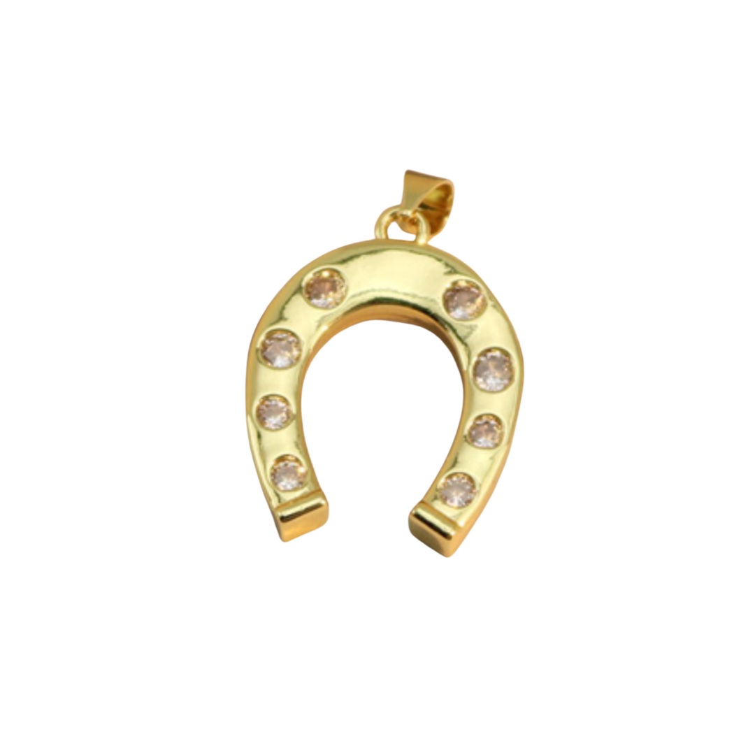 Pavé Horse Shoe Charm