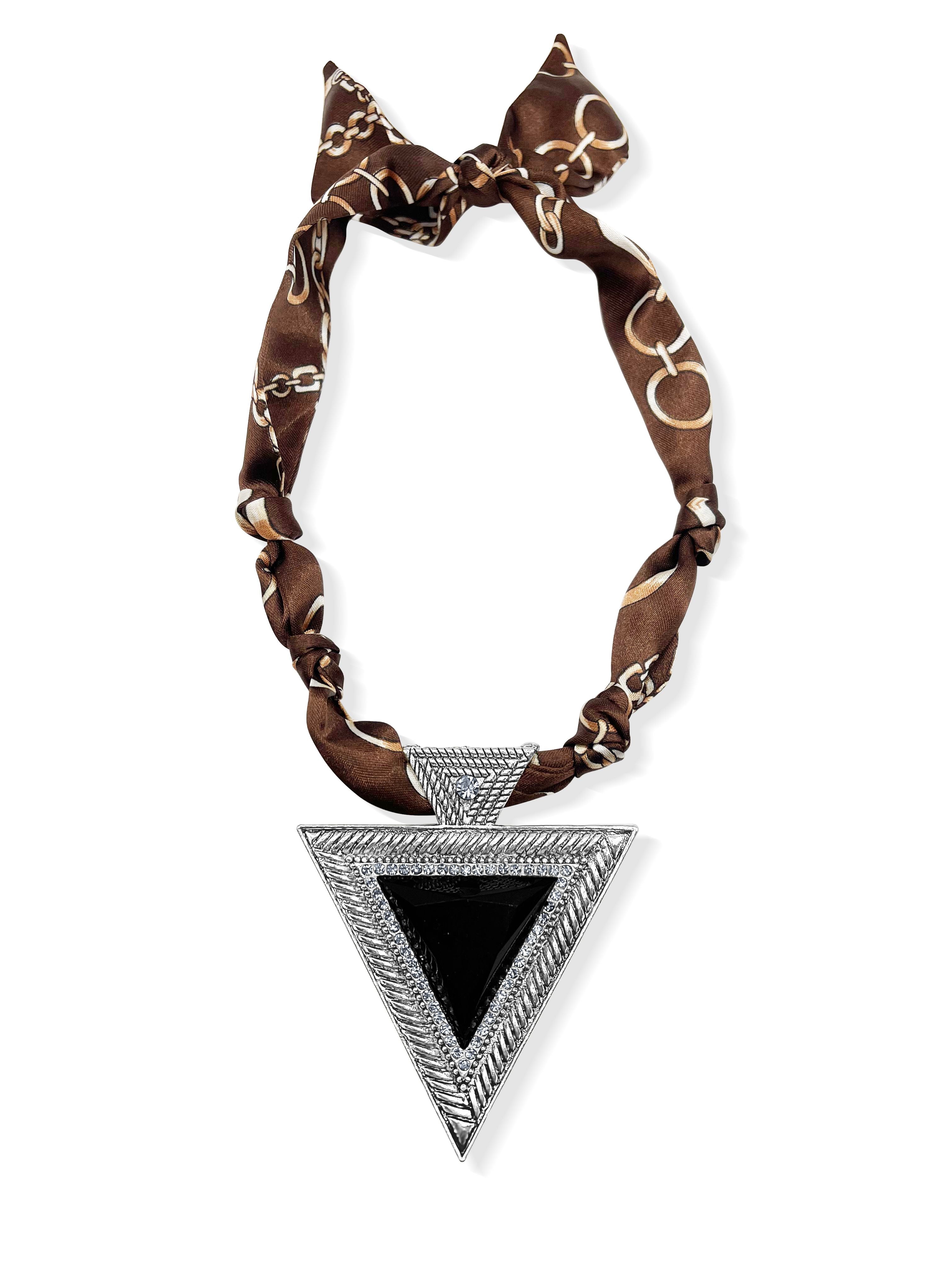 Oversized Triangle Scarf Necklace