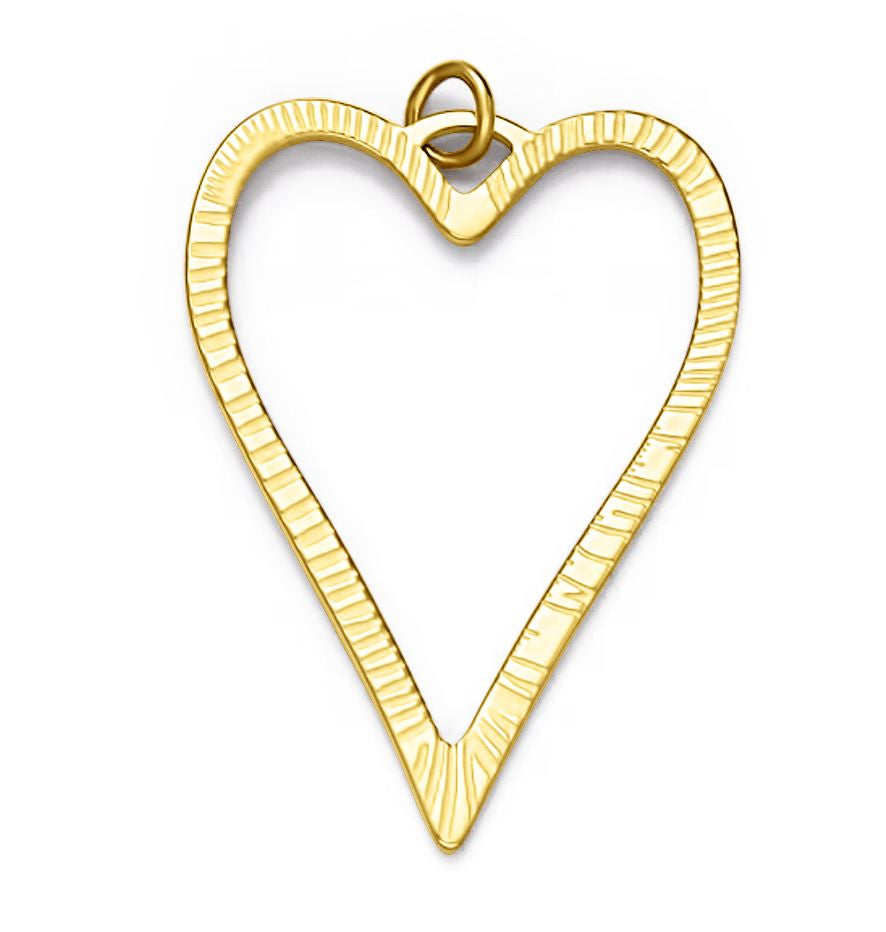 Gold Heart Charm