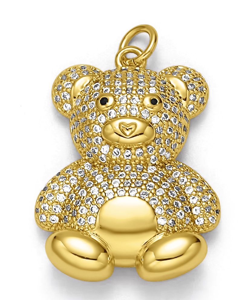 Pavé Teddy Charm