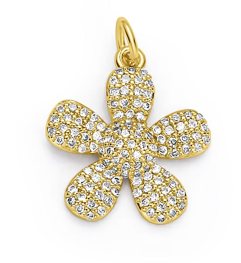 Pavé Daisy Charm