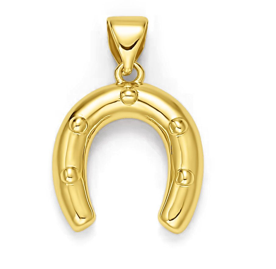 Gold Horseshoe Charm